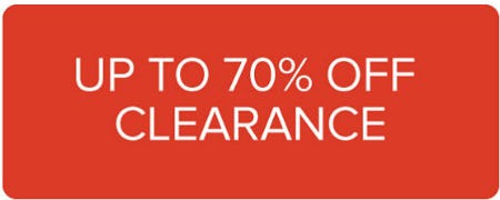 Up to 70% Off Clearance