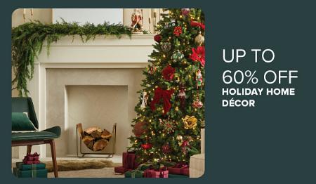Up to 60% Off Holiday Home Décor