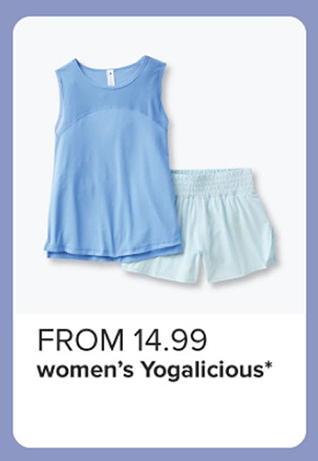 From $14.99 Women's Yogalicious