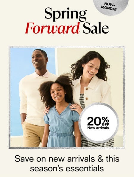 Macy’s | 20% off New Arrivals