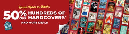 50% off Hundreds of Hardcovers and More Deals