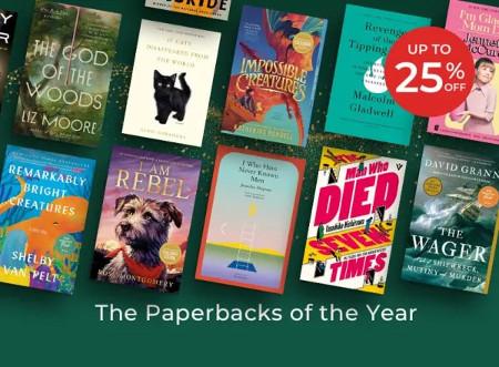 The Paperbacks of the Year Up to 25% off