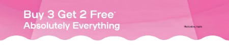 Buy 3 Get 2 Free Absolutely Everything