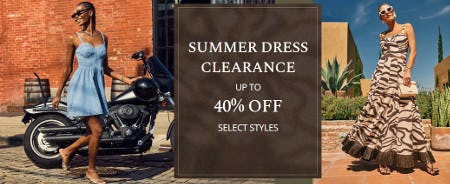 Summer Dress Clearance Up to 40% off