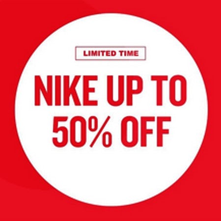 Nike Up to 50% off
