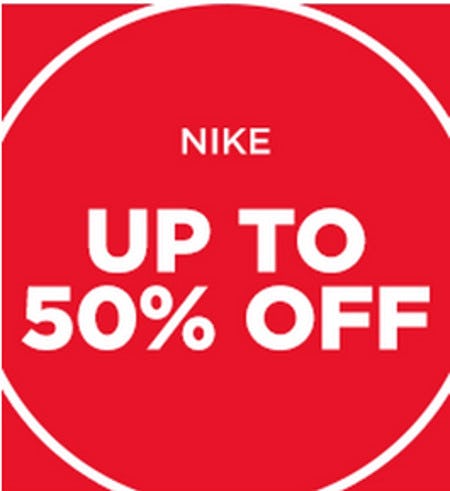 Nike Up to 50% off