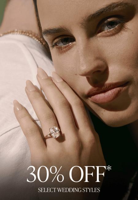 30% off Select Wedding Styles