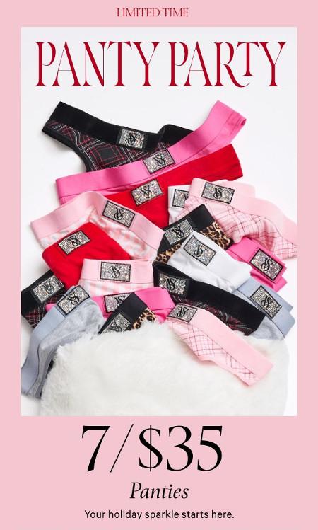 7 for $35 Panties