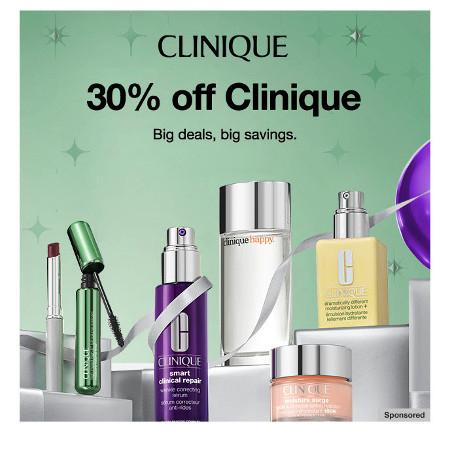 30% off Clinique