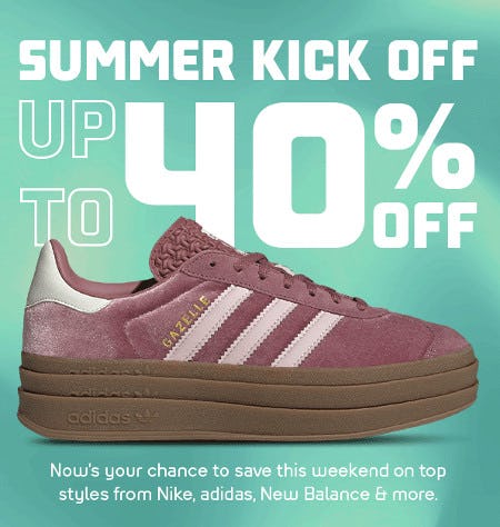 Summer Kick Off Up to 40% off