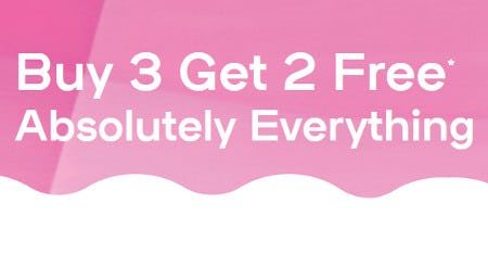 Buy 3, Get 2 Free Absolutely Everything