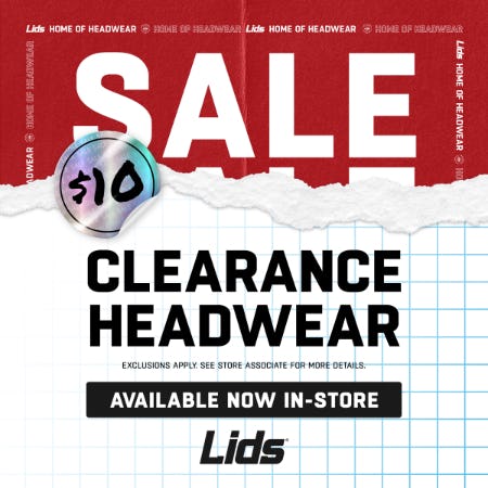 Lids Semi-Annual Clearance Sale