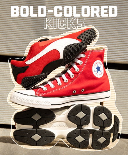 Bold-Colored Kicks