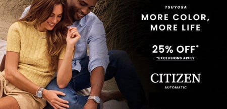 25% off Citizen