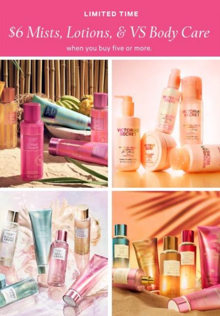 $6 Mists, Lotions, and VS Body Care When You Buy Five or More
