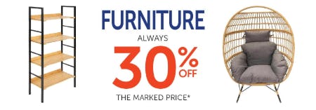 Always 30% Off Furniture