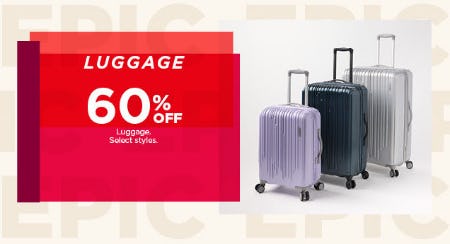 Luggage 60% Off