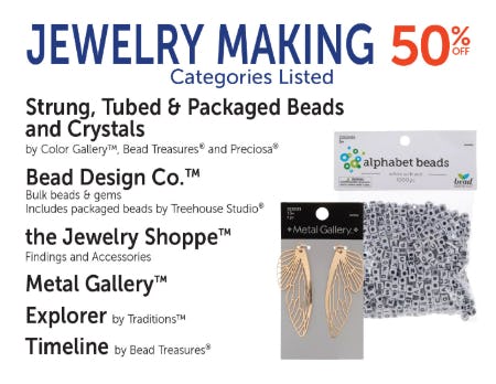 50% Off jewelry Making