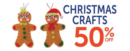 50% Off Christmas Crafts