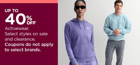 Up to 40% Off Activewear
