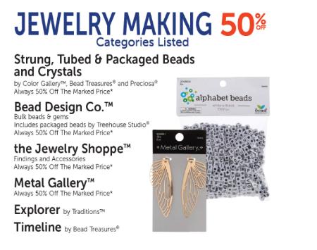 Jewelry Making 50% Off