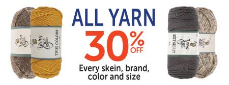 30% Off All Yarn