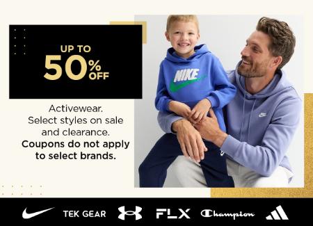 Up to 50% Off Activewear