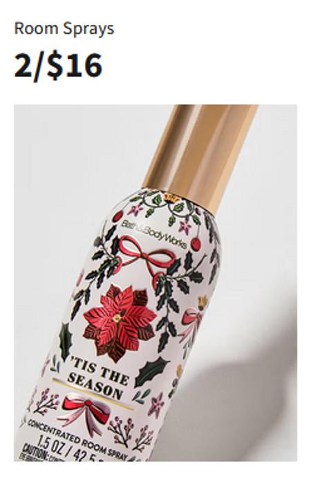 Room Sprays 2 for $16