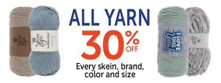 30% Off All Yarn