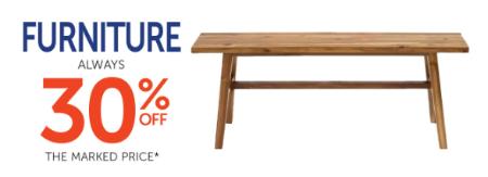 30% Off Funiture
