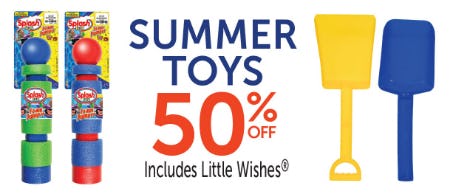 50% Off Summer Toys