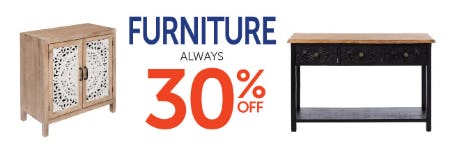 30% Off Furniture