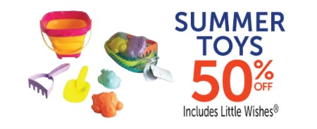 50% Off Summer Toys
