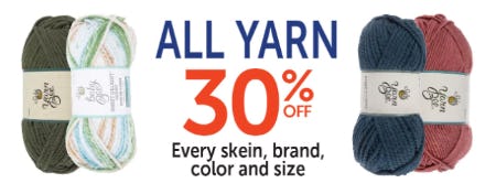 30% Off All Yarn