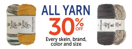 30% Off All Yarn