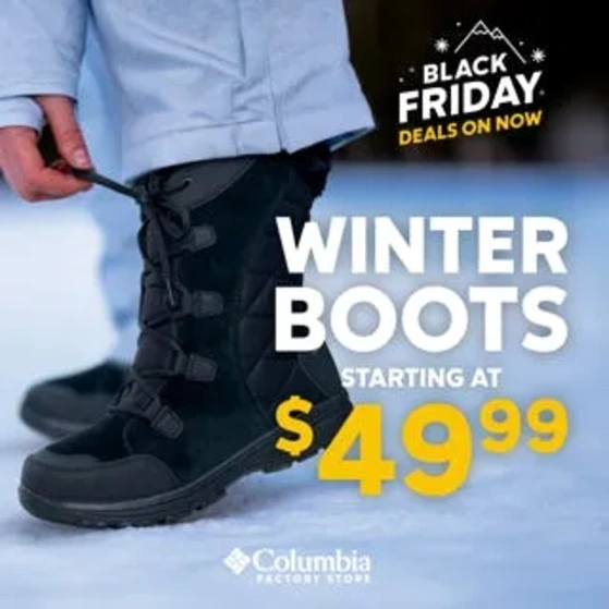 Outlet Shoppes at Laredo Columbia Black Friday Deals on Winter Boots!