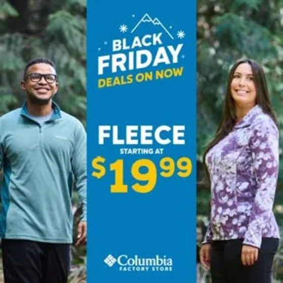 Outlet Shoppes at Laredo Columbia Black Friday Deals on Fleece!