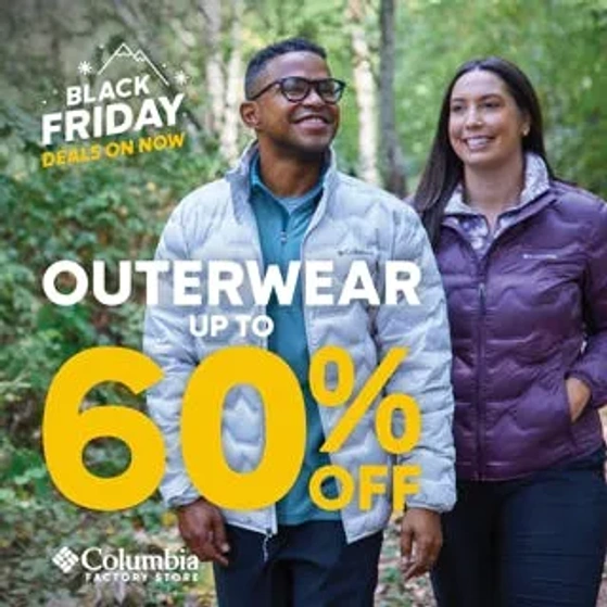 Outlet Shoppes at Gettysburg Columbia Black Friday Deals on Outerwear