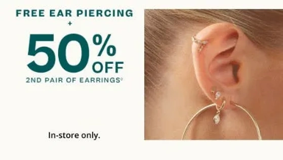 Viewmont Mall Free Ear Piercing