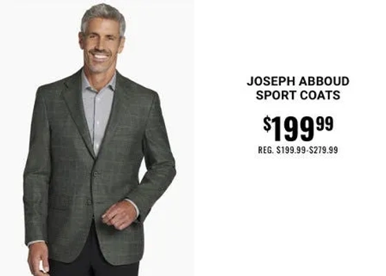 Capital City Mall Joseph Abboud Sport Coats 199.99