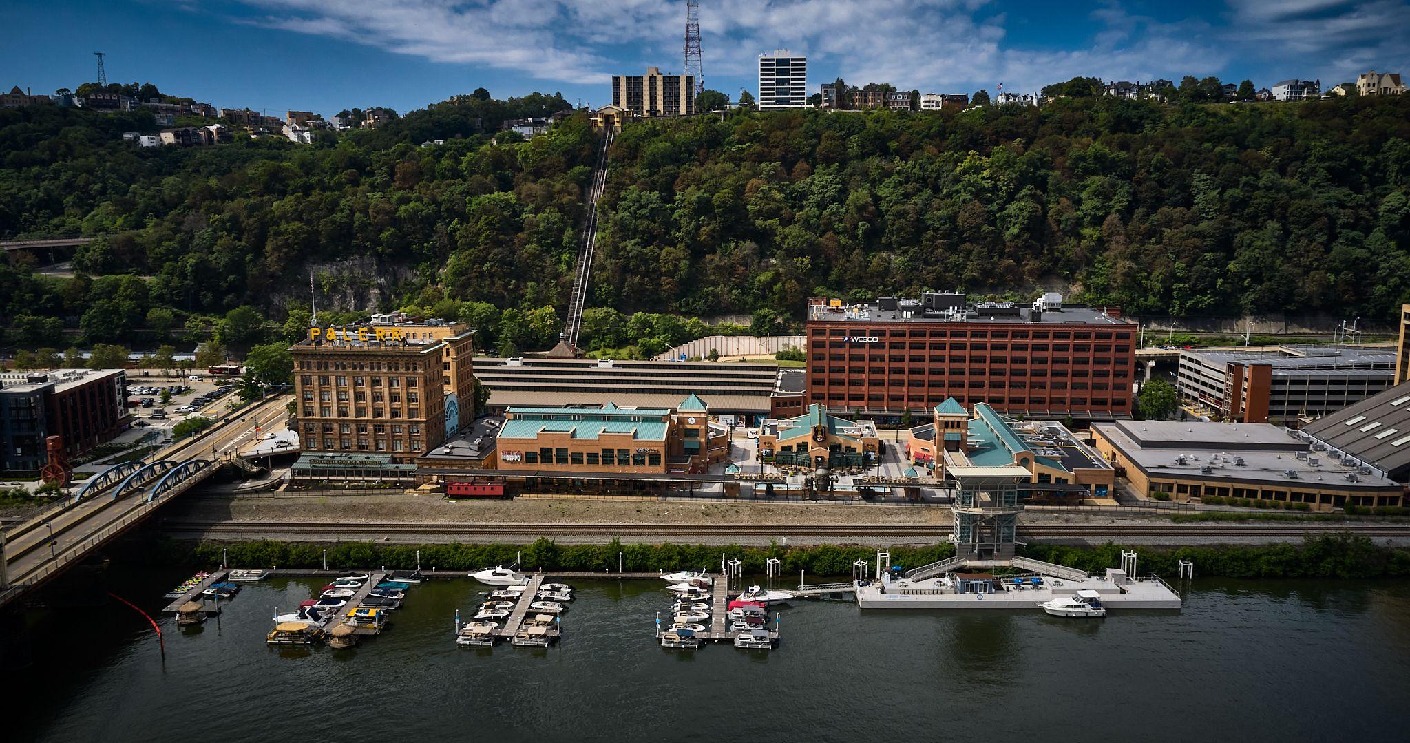 marina view with boats