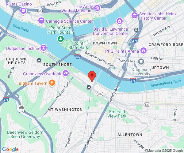 map of the area