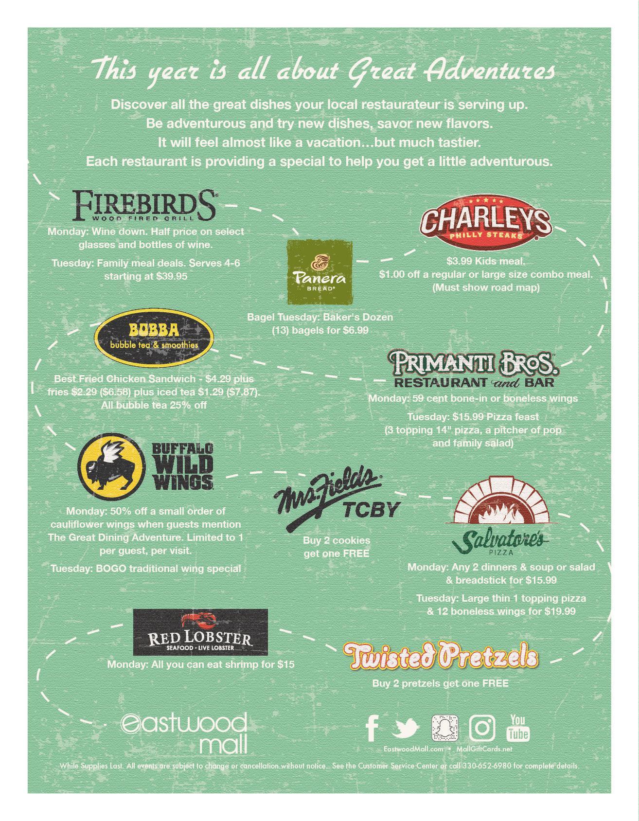 great dining road map 2