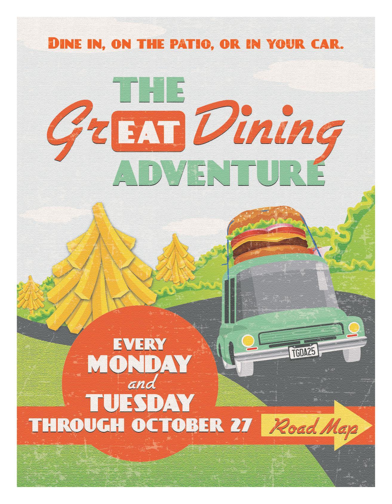 great dining road map