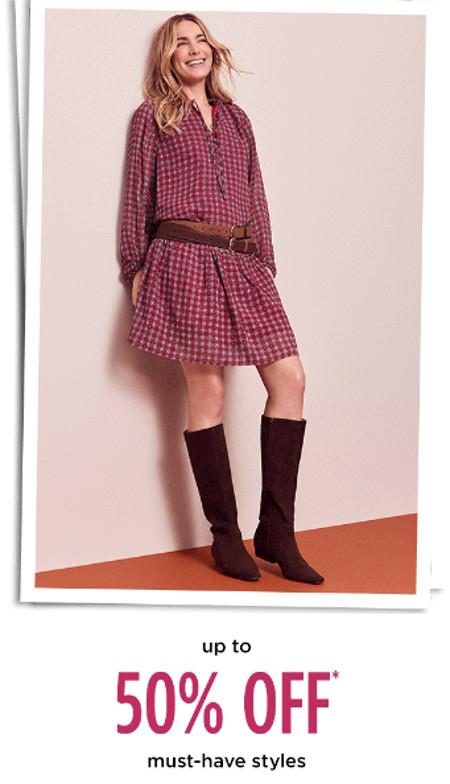 Up to 50% off Must-Have Styles