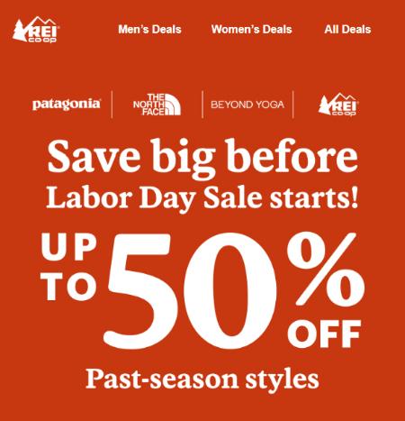 Up to 50% Off Past-Season Styles