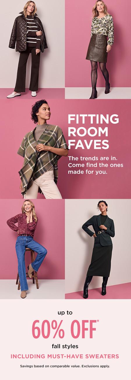 Up to 60% off Fall Styles