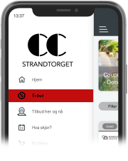 Photo of mobile app home screen