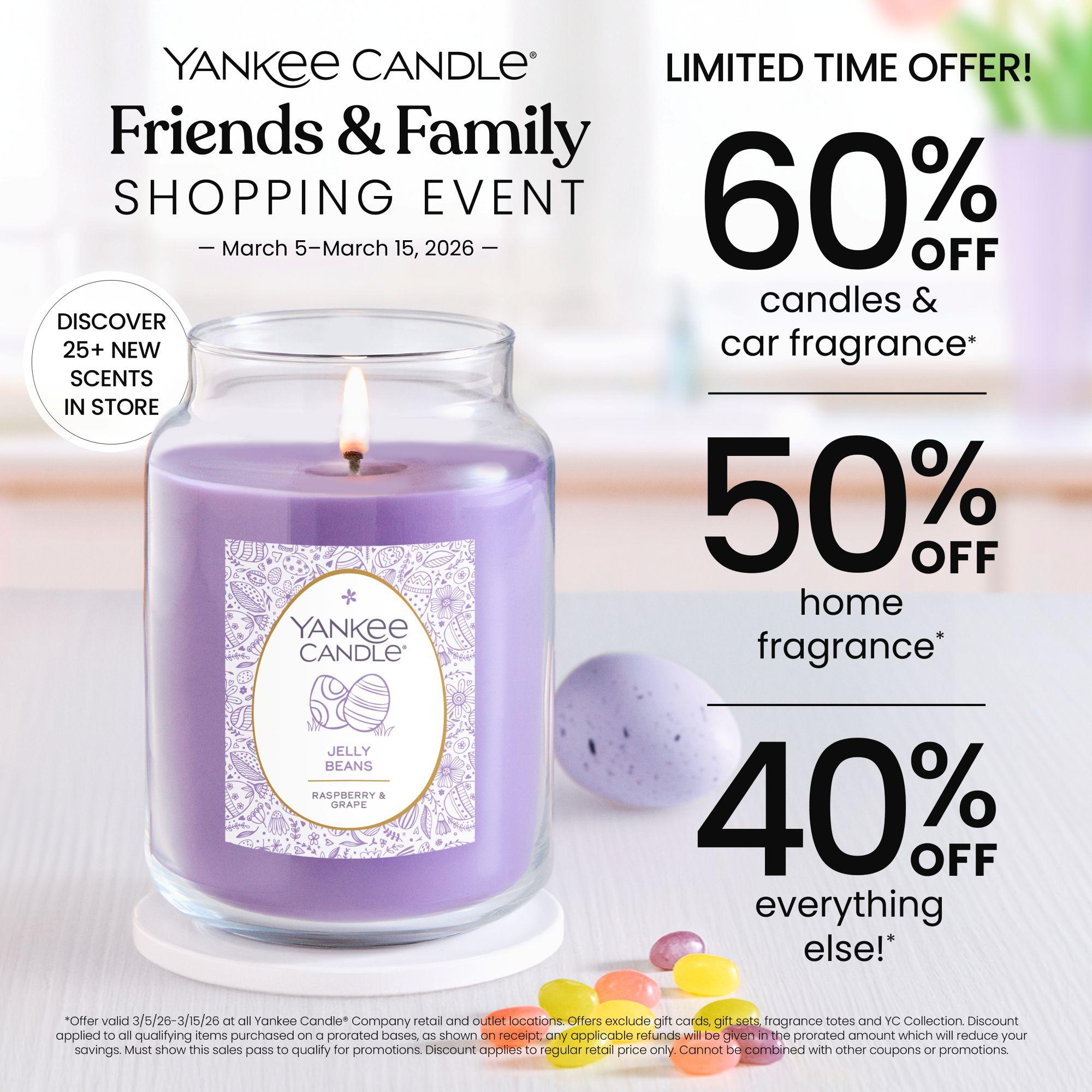 Friends & Family Shopping Event