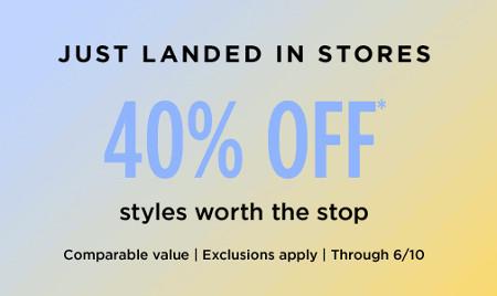 40% off Summer’s Best Looks